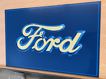 Faux Embossed Logo